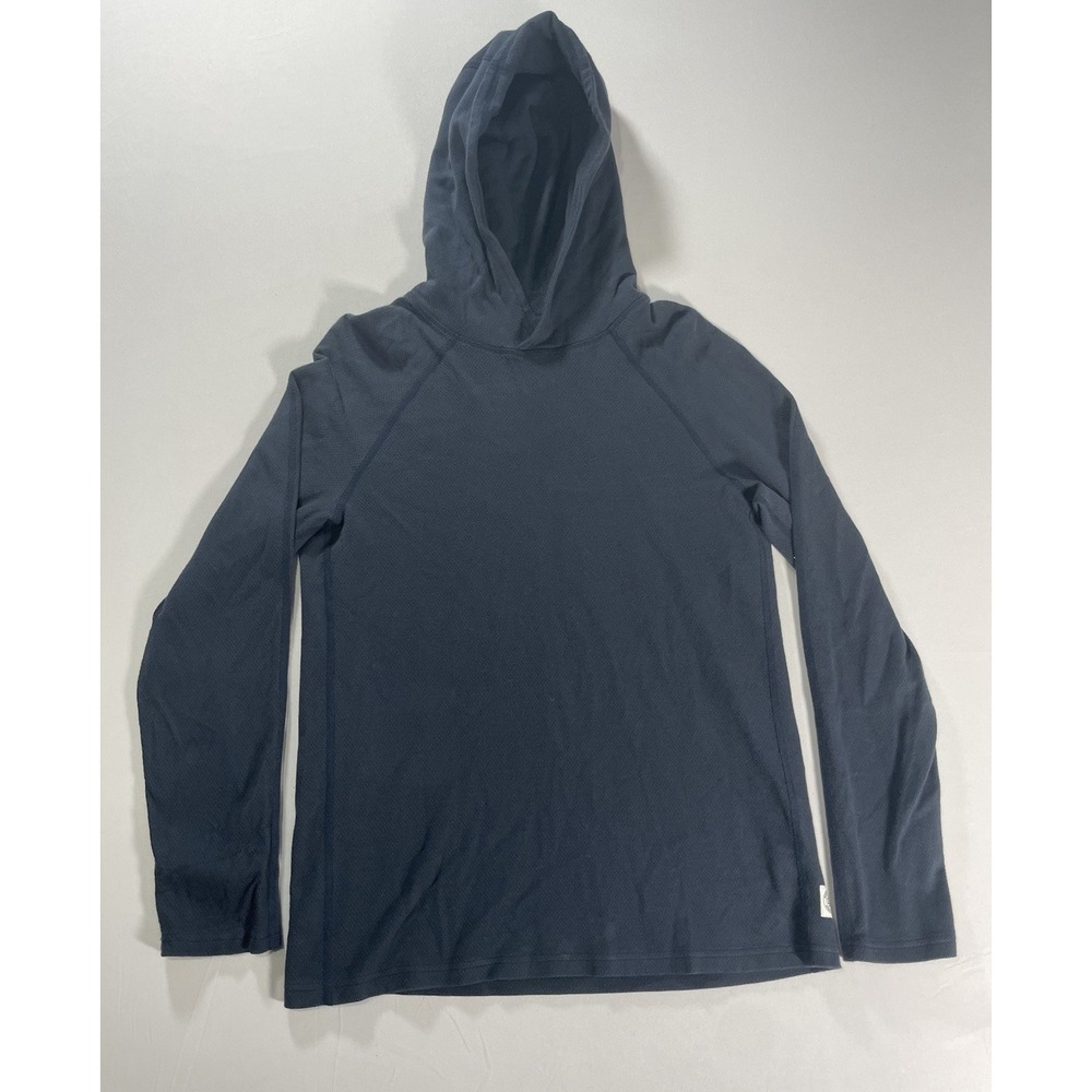 Reigning Champ Long Sleeve‎ Hooded Shirt Pullover Lightweight Blue Men's Size S